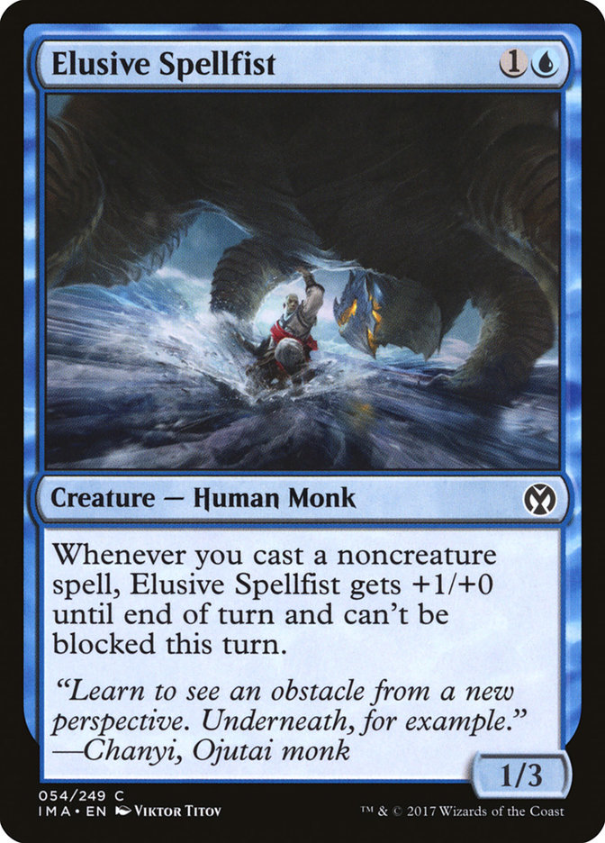 Magic the Gathering Card - Elusive Spellfist - MTG Circle