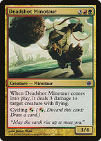 Magic the Gathering Card - Deadshot Minotaur - MTG Circle