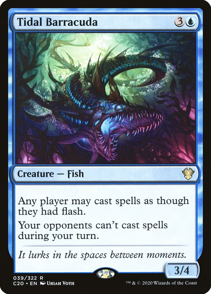 Magic the Gathering Card - Tidal Barracuda - MTG Circle