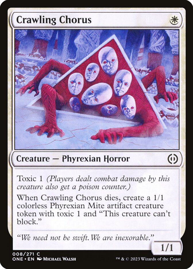 Magic the Gathering Card - Crawling Chorus - MTG Circle