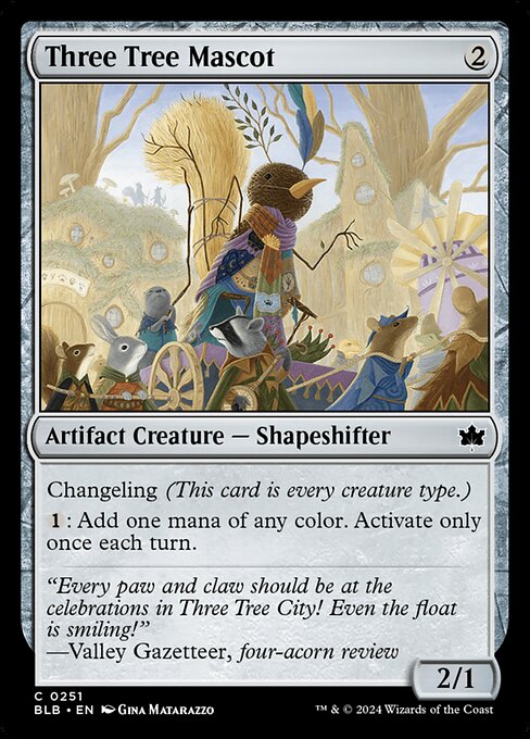 Magic the Gathering Card - Three Tree Mascot - MTG Circle