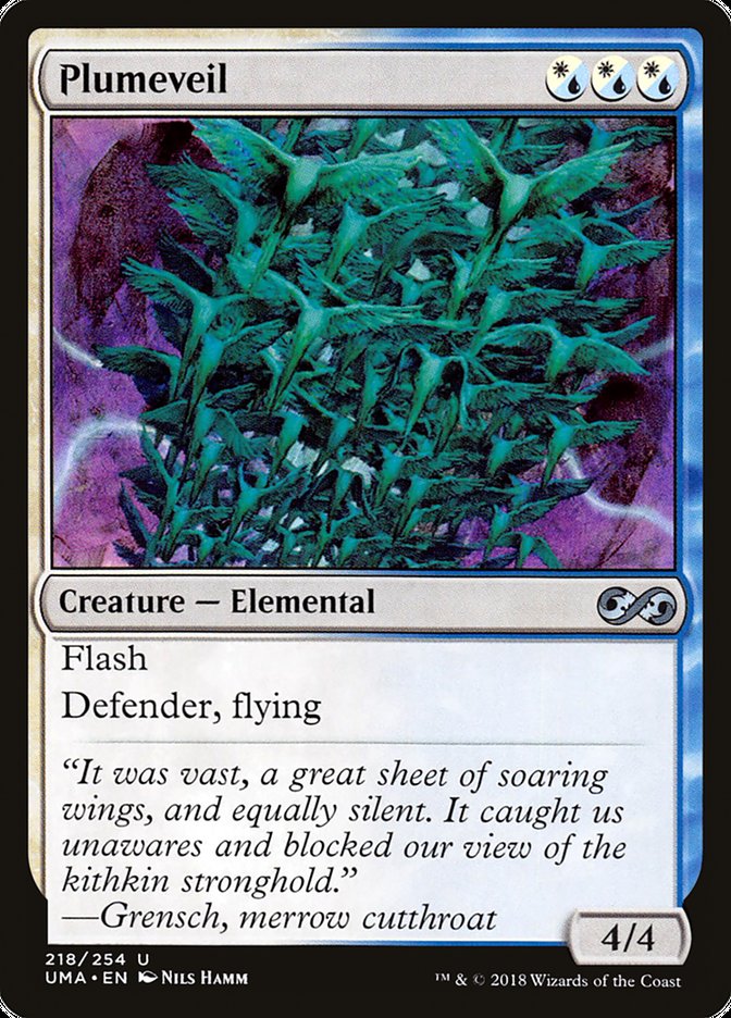 Magic the Gathering Card - Plumeveil - MTG Circle