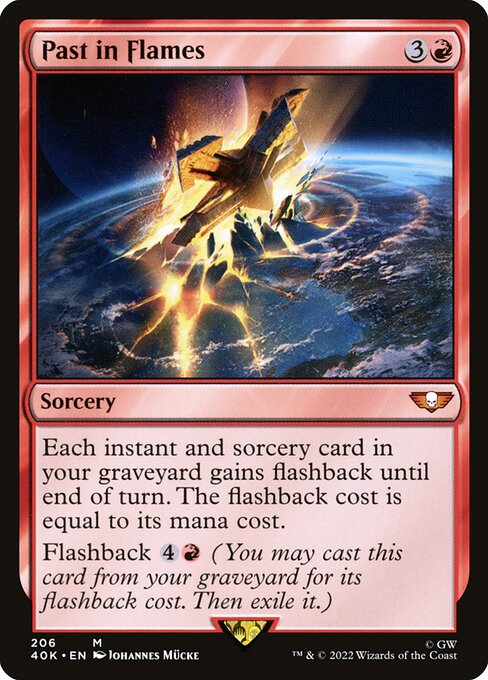 Magic the Gathering Card - Past in Flames - MTG Circle