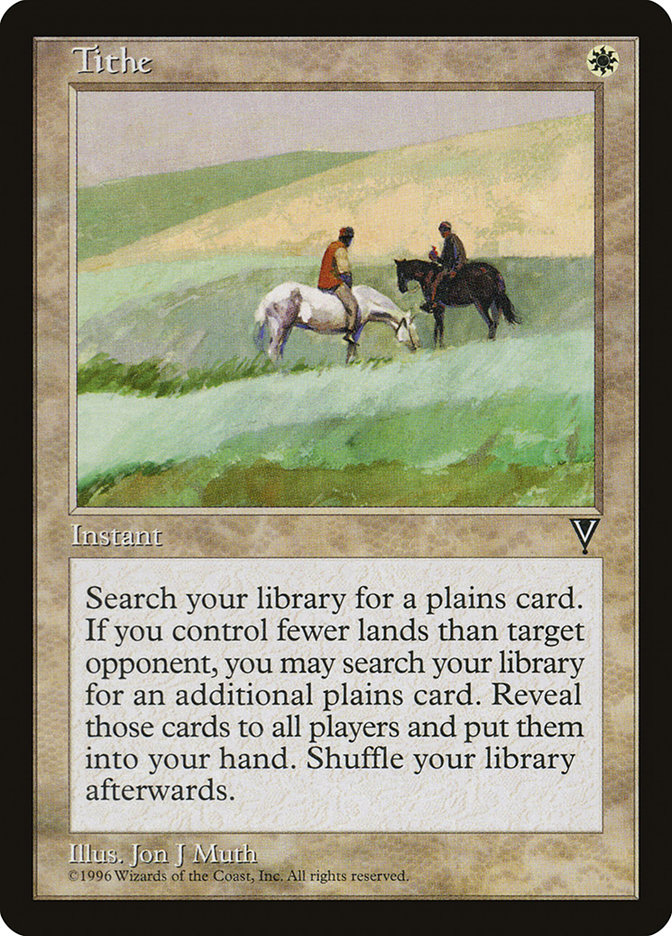 Magic the Gathering Card - Tithe - MTG Circle