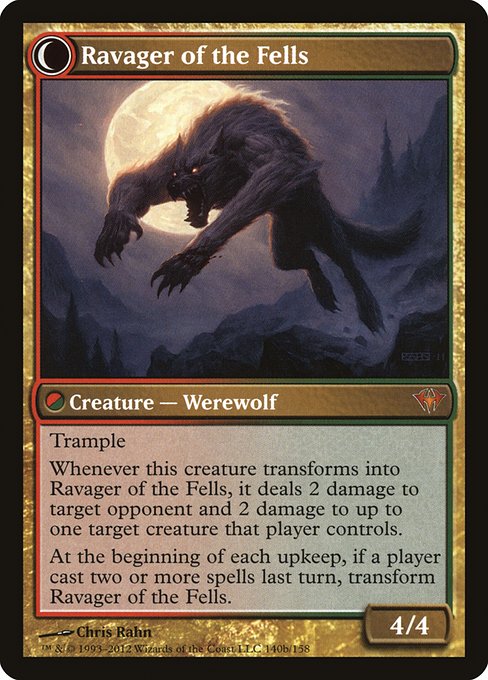 Magic the Gathering Card - Ravager of the Fells - MTG Circle