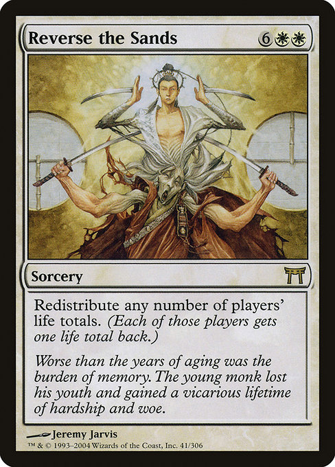 Magic the Gathering Card - Reverse the Sands - MTG Circle