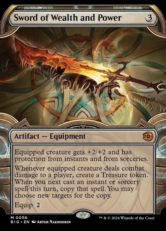 Magic the Gathering Card - Sword of Wealth and Power - MTG Circle
