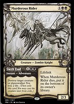 Magic the Gathering Card - Murderous Rider // Swift End - MTG Circle