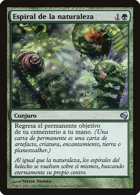Magic the Gathering Card - Nature's Spiral - MTG Circle