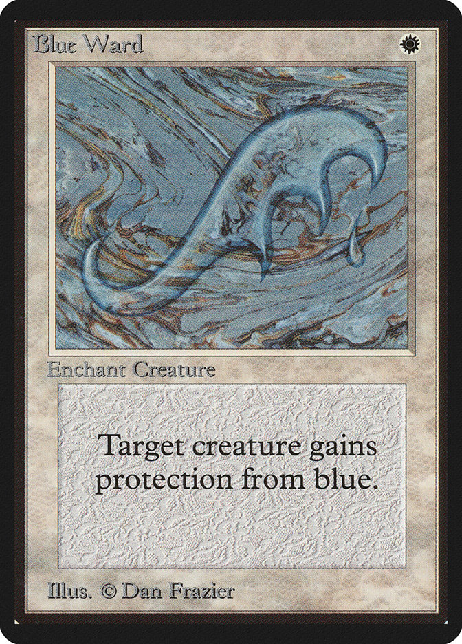 Magic the Gathering Card - Blue Ward - MTG Circle