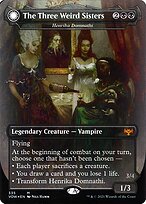 Magic the Gathering Card - Henrika Domnathi // Henrika, Infernal Seer - MTG Circle