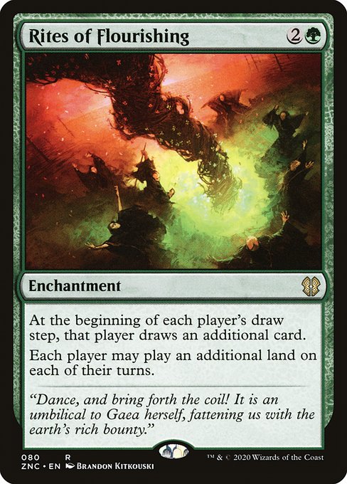 Magic the Gathering Card - Rites of Flourishing - MTG Circle