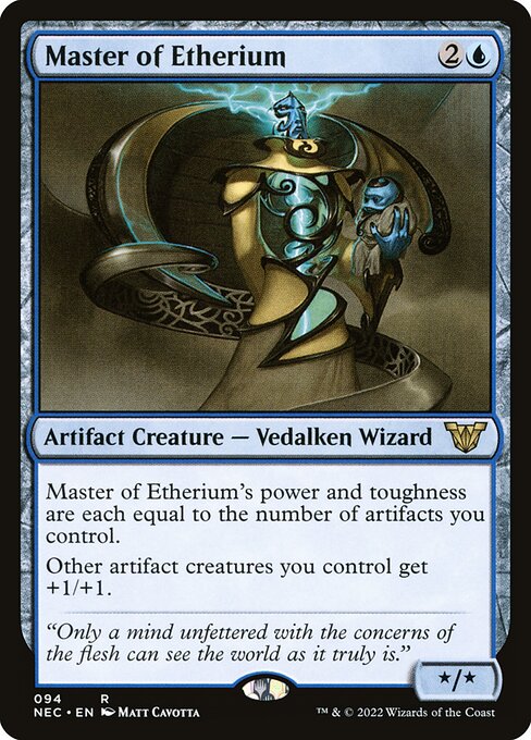 Magic the Gathering Card - Master of Etherium - MTG Circle