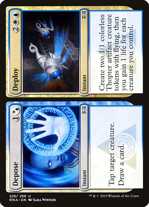 Magic the Gathering Card - Depose // Deploy - MTG Circle