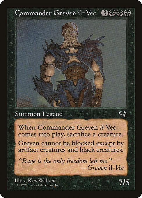 Magic the Gathering Card - Commander Greven il-Vec - MTG Circle