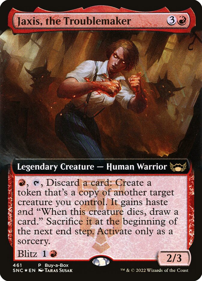 Magic the Gathering Card - Jaxis, the Troublemaker - MTG Circle