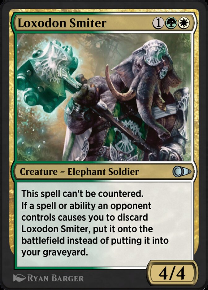 Magic the Gathering Card - Loxodon Smiter - MTG Circle