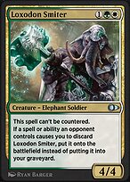Magic the Gathering Card - Loxodon Smiter - MTG Circle