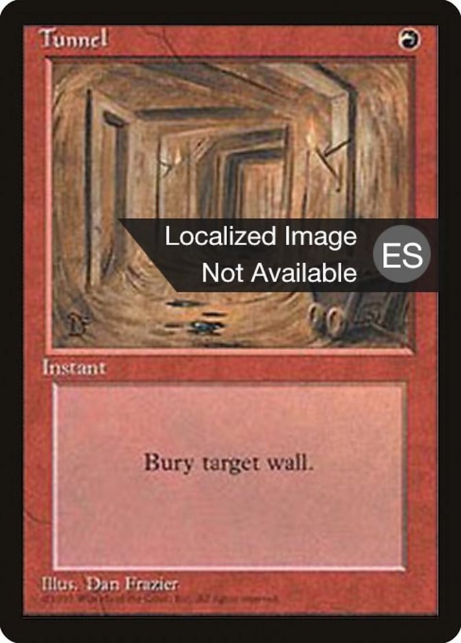 Magic the Gathering Card - Tunnel - MTG Circle