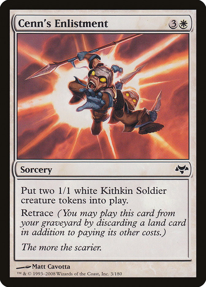 Magic the Gathering Card - Cenn's Enlistment - MTG Circle