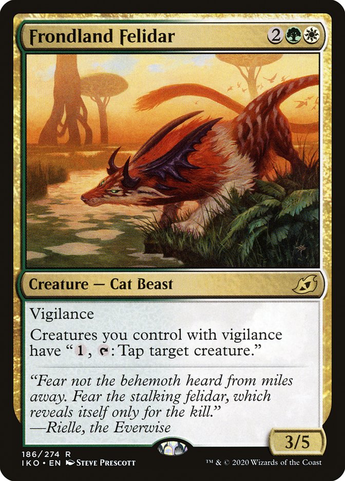 Magic the Gathering Card - Frondland Felidar - MTG Circle