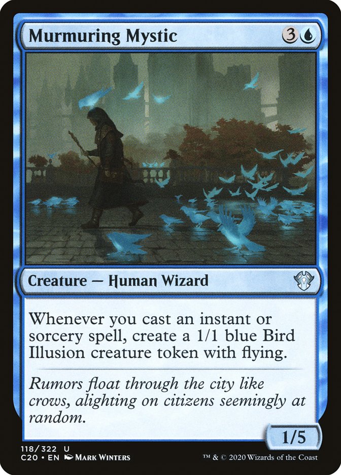 Magic the Gathering Card - Murmuring Mystic - MTG Circle