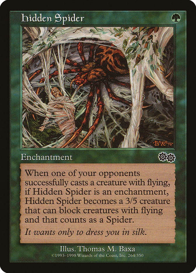 Magic the Gathering Card - Hidden Spider - MTG Circle