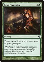 Magic the Gathering Card - Grim Flowering - MTG Circle