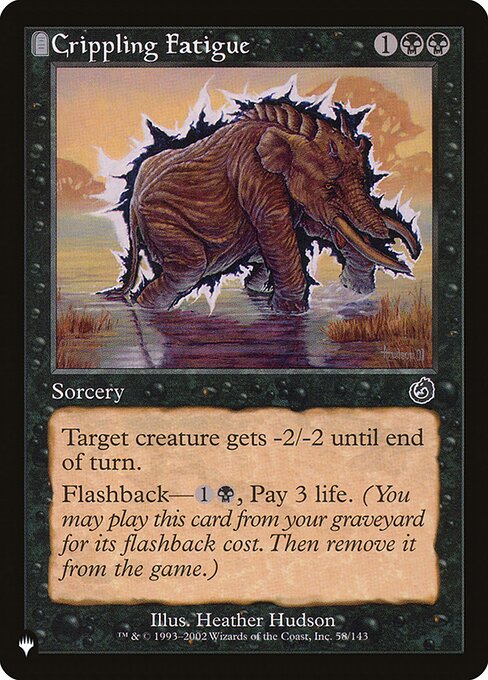 Magic the Gathering Card - Crippling Fatigue - MTG Circle