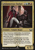 Magic the Gathering Card - A-Glamorous Outlaw - MTG Circle