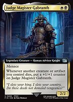Magic the Gathering Card - Judge Magister Gabranth - MTG Circle