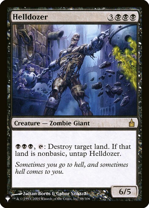 Magic the Gathering Card - Helldozer - MTG Circle