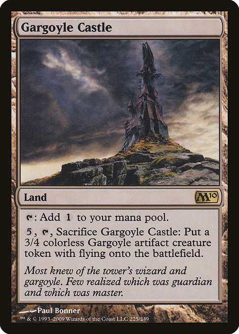 Magic the Gathering Card - Gargoyle Castle - MTG Circle
