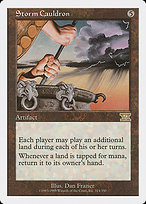 Magic the Gathering Card - Storm Cauldron - MTG Circle