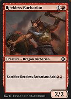 Magic the Gathering Card - Reckless Barbarian - MTG Circle