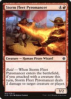 Magic the Gathering Card - Storm Fleet Pyromancer - MTG Circle