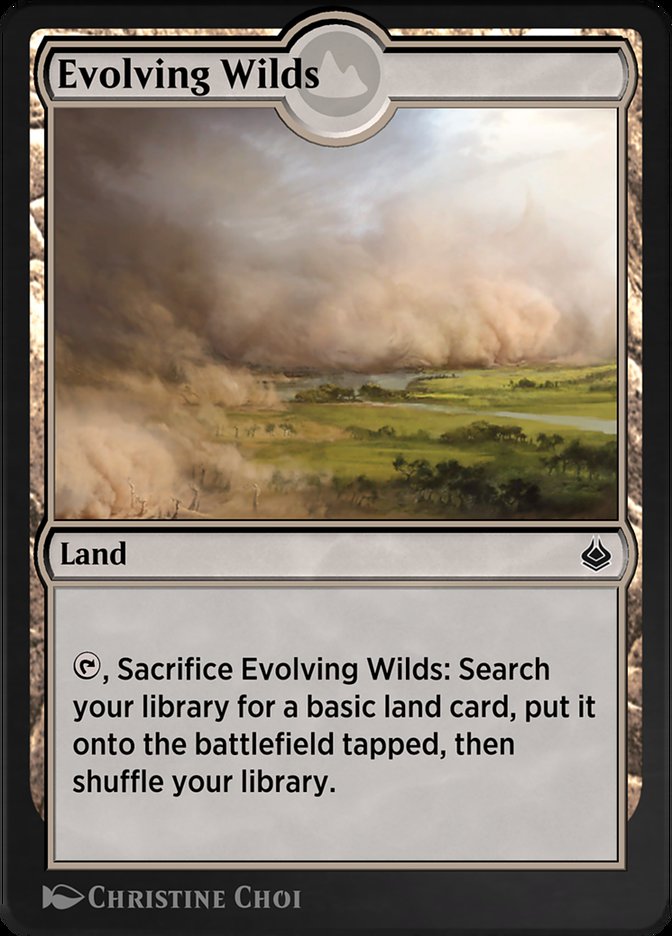 Magic the Gathering Card - Evolving Wilds - MTG Circle