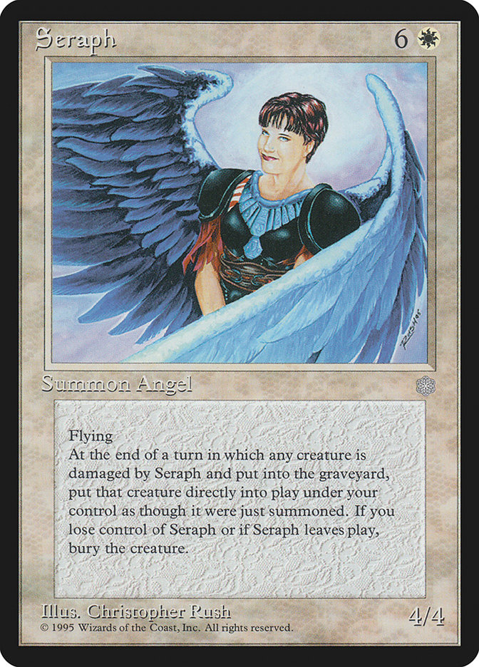 Magic the Gathering Card - Seraph - MTG Circle