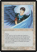 Magic the Gathering Card - Seraph - MTG Circle