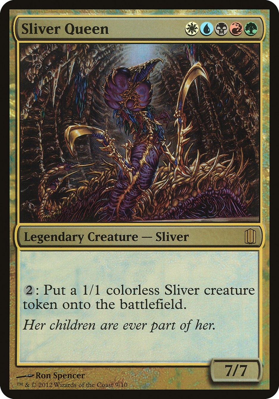 Magic the Gathering Card - Sliver Queen - MTG Circle