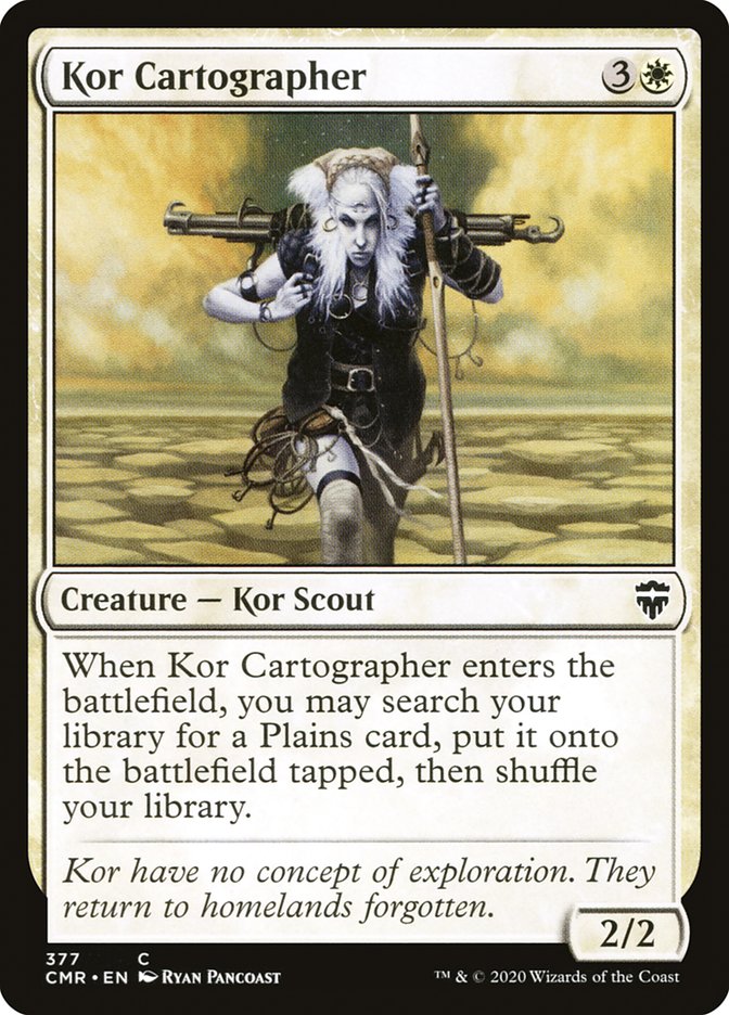 Magic the Gathering Card - Kor Cartographer - MTG Circle