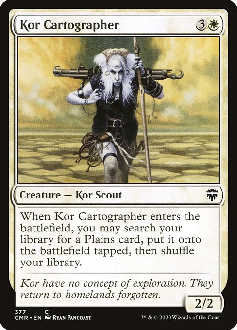 Magic the Gathering Card - Kor Cartographer - MTG Circle