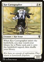 Magic the Gathering Card - Kor Cartographer - MTG Circle