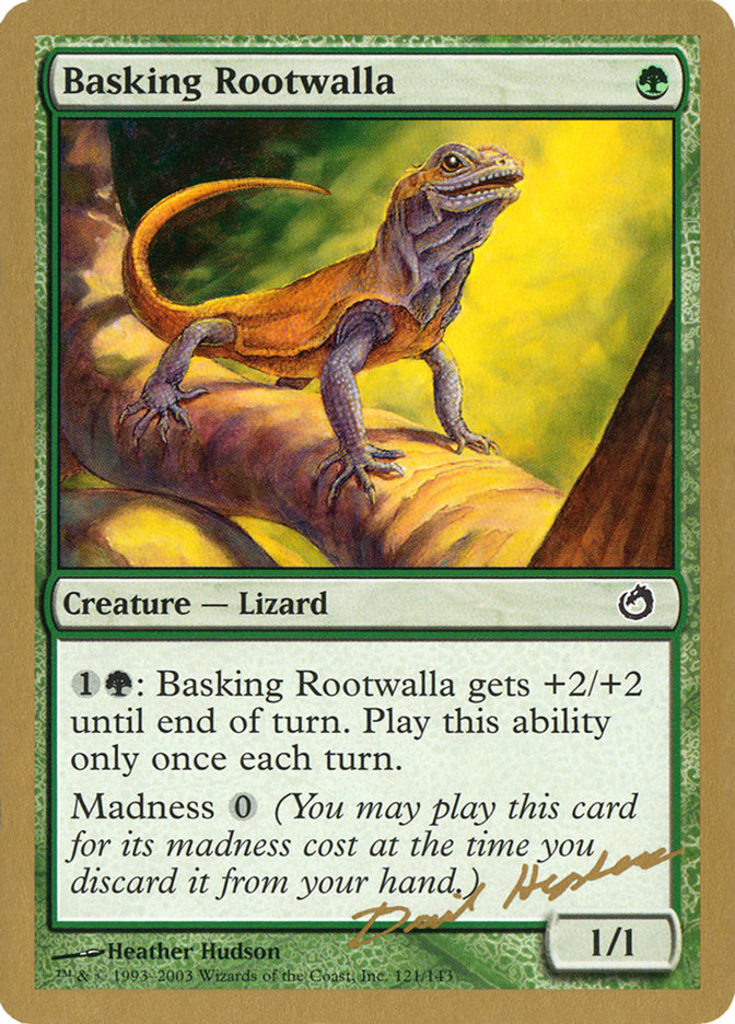 Magic the Gathering Card - Basking Rootwalla - MTG Circle