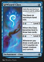 Magic the Gathering Card - A-Wizard Class - MTG Circle