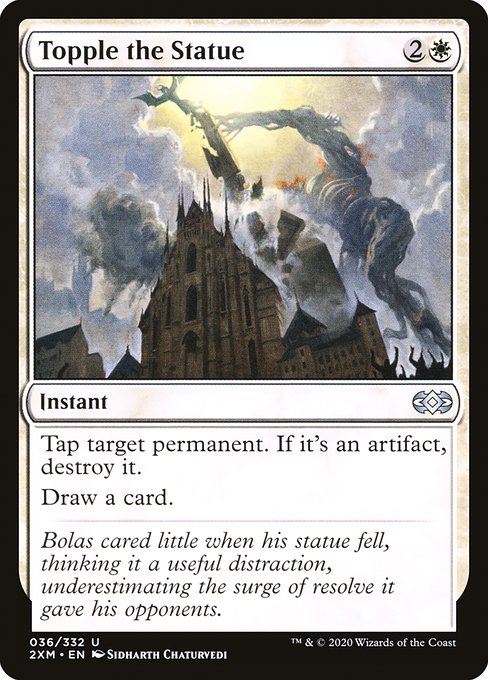 Magic the Gathering Card - Topple the Statue - MTG Circle