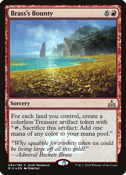 Magic the Gathering Card - Brass's Bounty - MTG Circle