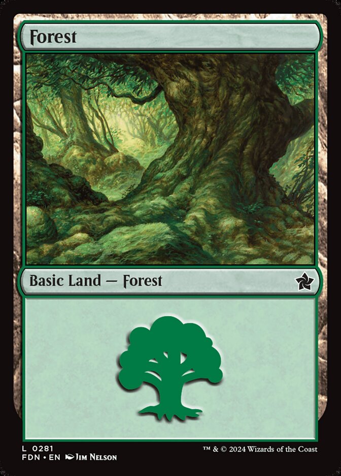 Magic the Gathering Card - Forest - MTG Circle