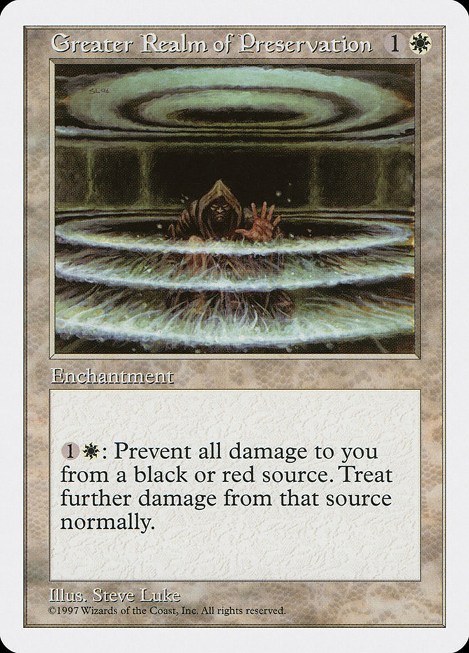 Magic the Gathering Card - Greater Realm of Preservation - MTG Circle