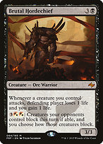 Magic the Gathering Card - Brutal Hordechief - MTG Circle